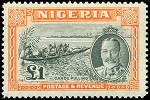 NIGERIA 1936, GEORGE V set of 12 ... 