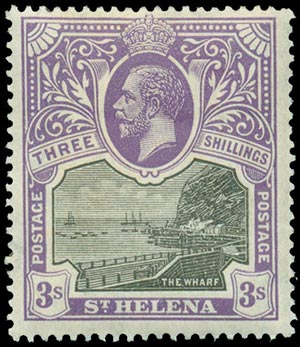 ST.HELENA 1912/16, GEORGE V cpl. set of 10 ... 