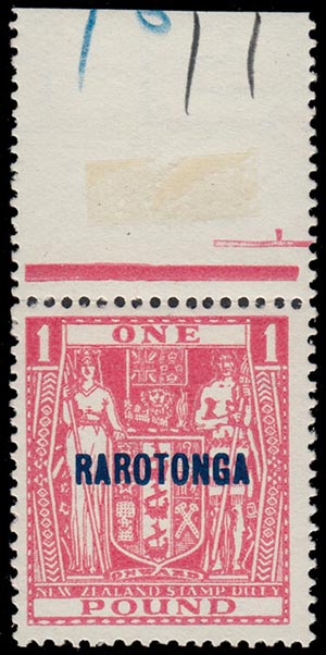 COOK ISLANDS RAROTONGA, 1931. 2s./6d. + 5s. ... 
