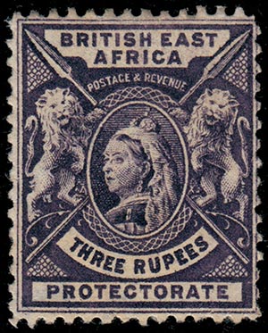 BRITISH EAST AFRICA PROTECTORATE 1896-1901, ... 