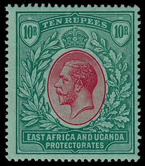 EAST AFRICA AND UGANDA PROTECTORATES, small ... 