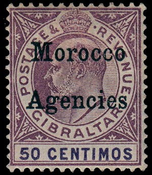 MOROCCO AGENCIES 1903-05, EDWARD VII. Cpl. ... 