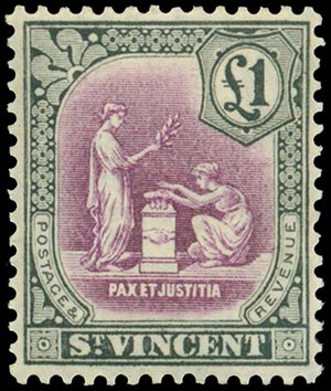 ST. VINCENT 1921-32, Cpl. set of 14 (S.G. ... 