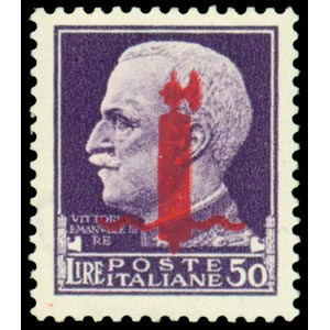 ROSSO di FIRENZE,francobollo da L.50 ... 