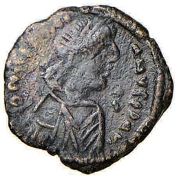 Giustiniano I (527-565) Follis (AE ... 
