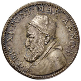 PAPALI - Leone XI (1605) Medaglia ... 