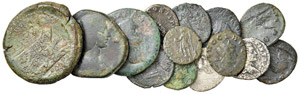 Imperiali Lotto di 15 monete: ... 