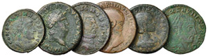 Imperiali  Lotto di 6 monete