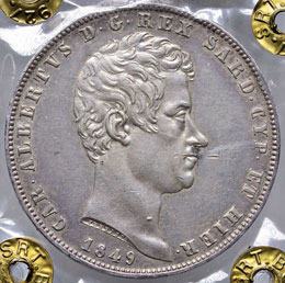 Carlo Alberto (1831-1849) - 5 Lire ... 