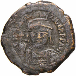 Giustino II (565-578) - Follis   - ... 