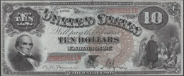 U.S.A. -  - 10 Dollari - 1880   - ... 