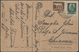 Cartolina 15/07/1944 con doppia ... 