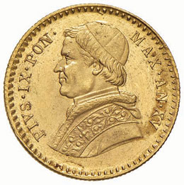 ROMA - Pio IX (1846-1866) - 2,50 ... 