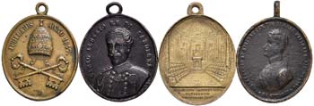Medaglie - - Lotto di 4 medaglie ... 