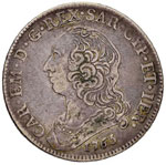 Carlo Emanuele III (1730-1773) Mezzo scudo ... 