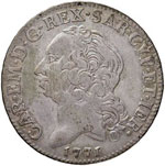 Carlo Emanuele III (1730-1773) Mezzo scudo ... 