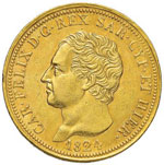 Carlo Felice (1821-1831) 80 Lire 1824 G - ... 
