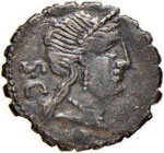 NAEVIA - C. Naevius Balbus (79 a.C.) Denario ... 