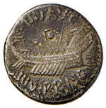 MarcAntonio († 30 a.C.) Denario - B. 106; ... 