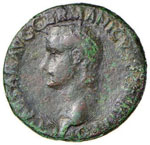 Caligola (37-41) Asse (AE g. 10,39) Pulita