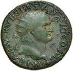 Vespasiano (69-79) Dupondio (AE g. 12,52)
