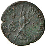 Traiano (98-117) Asse - C. 640; ... 