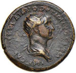Traiano (98-117) Semisse - C. 123 (AE g. ... 