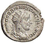 Gordiano III (238-244) Antoniniano - C. 266; ... 