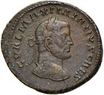 Galerio Massimiano (305-311) Follis (MI g. ... 