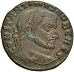 Costantino I (306-337) Follis - C. 74 (MI g. ... 