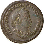 Costantino I (306-337) Follis (Lugdunum) (MI ... 