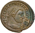Costantino I (306-337) Follis ridotto ... 