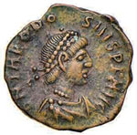 Teodosio I (379-395) AE 4 - C. 30; RIC 64b ... 