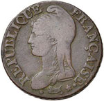 FRANCIA - Direttorio (1795-1799) 5 Centesimi ... 