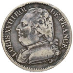 FRANCIA - Luigi XVIII (1814-1824) 5 Franchi ... 