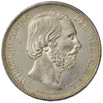 OLANDA - Guglielmo III (1849-1890) 2,5 ... 