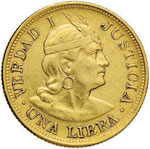 PERU - Repubblica (1822) Libra 1903 - Kr. ... 