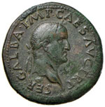 Galba (68-69) Sesterzio - C. 291; RIC 270 ... 