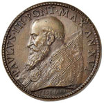 PAPALI - Paolo III (1534-1549) Medaglia Ø ... 