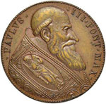 PAPALI - Paolo III (1534-1549) Medaglia Ø ... 