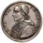 PAPALI - Pio VII (1800-1823) Medaglia A. IV ... 