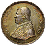 PAPALI - Pio IX (1846-1866) Medaglia A. XIII ... 