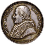 PAPALI - Pio IX (1866-1878) Medaglia A. XXI ... 