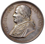 PAPALI - Pio IX (1866-1878) Medaglia A. XXIV ... 