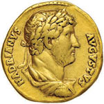 Adriano (117-138) Aureo - RIC 348 (AU g. ... 