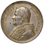 PAPALI - Pio IX (1866-1878) Medaglia A. XXIX ... 