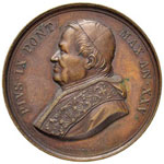 PAPALI - Pio IX (1866-1878) Medaglia A. XXV ... 