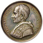 PAPALI - Leone XIII (1878-1903) Medaglia A. ... 