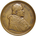 PAPALI - Pio X (1903-1914) Medaglia A. VIII ... 