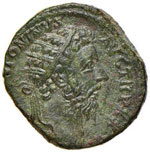 Marco Aurelio (161-180) Dupondio - C. 496; ... 
